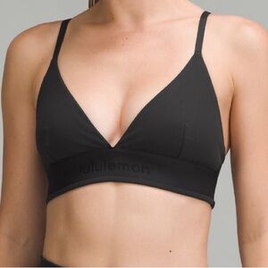 Lululemon License to Train Triangle Bra - Black, Size 6
